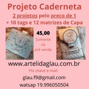 Cadernetas – pré venda!